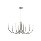 Lustre Kichler 52553PN 8-lumières 480W Nickel poli
