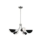 Lustre Kichler 52558SN 5-lumières 300W Nickel satiné