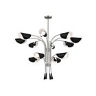 Lustre Kichler 52561SN 12-lumières 720W Nickel satiné