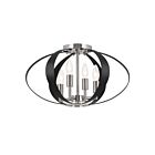 Plafonnier Kichler 52588PN 4-lumières 240W Nickel poli