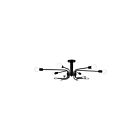 Kichler 52602BK 6-Lumières Noir 60W Plafonnier