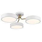 Kichler 52604WHCPZ 3-Lights Sago 208.8W Plafonnier semi encastré 