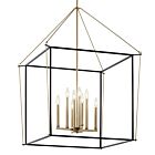 Kichler 52628CPZ Eisley 8-Lumières 480W Bronze Champagne et Noir Suspendu