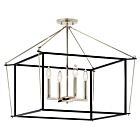 Kichler 52632PN 4-Lights Eisley 240W Plafonnier semi encastré 