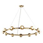 Kichler 52643CPZ Palta 12-Lumières 720W Bronze Champagne Lustre