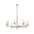 Kichler 52680CPZ 8-Lumières 480W Bronze Champagne Lustre