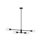 Kichler 52681BK 4-Lumières 240W Noir Lustre