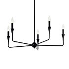 Kichler 52689BK Alvaro 5-Lumières 300W Noir Lustre