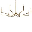 Kichler 52697CPZ Malene 8-Lumières 480W Bronze Champagne Lustre