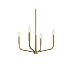 Kichler 52716CPZ Madden 4-Lumières 240W Bronze Champagne Lustre