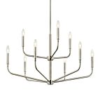 Kichler 52720NI Madden 9-Lumières 540W Nickel brossé Lustre
