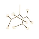 Kichler 52763CPZ Cassius 8-Lumières 5W Bronze champagne Lustre