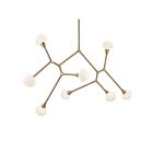 Kichler 52764CPZ Cassius 8-Lumières 5W Bronze champagne Lustre