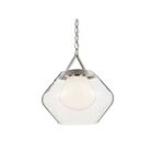 Kichler 52783PN Nella 1-Lumière 75W Nickel poli Suspendu