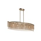 Kichler 52825CPZ Khaite 5-Lumières 60W Bronze champagne Lustre