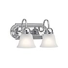Luminaire de vanité Kichler 5336CHS 2-lumières 100W chrome