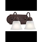 Luminaire de vanité Kichler 5336TZS 2-lumières 100W bronze tannery