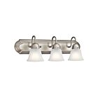 Luminaire de vanité Kichler 5337NIS 3-lumières 100W nickel brossé