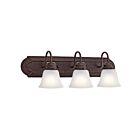 Luminaire de vanité Kichler 5337TZS 3-lumières 100W bronze tannery