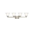 Luminaire de vanité Kichler Langford 5391NI 4-lumières 100W nickel brossé