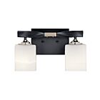 Luminaire de vanité Kichler Marette 55001BK 2-lumières 75W noir