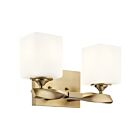 Luminaire de vanité Kichler Marette 55001CPZ 2-lumières 150W Champagne Bronze