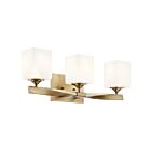 Luminaire de vanité Kichler Marette 55002CPZ 3-lumières 225W Champagne Bronze