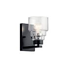Applique murale Kichler Vionnet 55010BK 1-lumière 75W noir