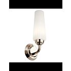Luminaire de vanité Kichler Truby 55073PN 1-lumière 50W nickel poli