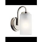 Luminaire de vanité Kichler Kennewick 55085NI 1-lumière 75W nickel brossé