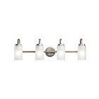 Luminaire de vanité Kichler Kennewick 55088NI 4-lumières 75W nickel brossé