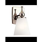 Luminaire de vanité Kichler Cosabella 55090PN 1-lumière 75W nickel poli