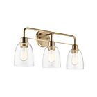 Luminaire de vanité Kichler Meller 55102CPZ 3-lumières 180W Champagne Bronze
