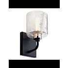 Luminaire de vanité Kichler Harvan 55105BK 1-lumière 75W noir