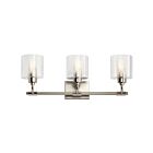 Luminaire de vanité Kichler Harvan 55107SN 3-lumières 75W nickel satiné
