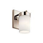 Luminaire de vanité Kichler Ciona 55110PN 1-lumière 100W nickel poli