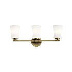 Luminaire de vanité Kichler Brianne 55117BNB 3-lumières 75W laiton naturel brossé