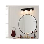 Lumière vanité Kichler Vetivene 55131BKT 225W 3 lumières noir texturé