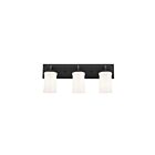 Lumière vanité Kichler Vetivene 55131BKT 225W 3 lumières noir texturé