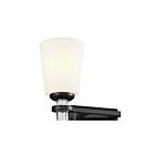 Luminaire de vanité Kichler Rosalind 55146BK 2-lumières 150W Noir