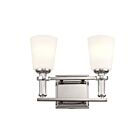 Luminaire de vanité Kichler 55146PN 2.-lumières 150W Nickel poli