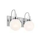Luminaire de vanité Kichler 55150CH 2.-lumières 120W Noir