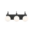Luminaire de vanité Kichler 55151BK 3.-lumières 180W Noir