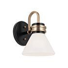 Applique murale Kichler 55153BK 1-lumière 60W Noir