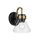 Kichler 55153BKCLR 60W Noir Applique murale d'intérieur