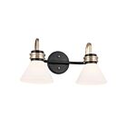 Applique murale Kichler 55154BK 1-lumière 60W Noir