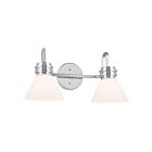 Luminaire de vanité Kichler 55154CH 2.-lumières 120W Chrome