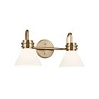 Luminaire de vanité Kichler 55154CPZ 2.-lumières 120W Champagne Bronze