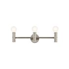 Luminaire de vanité Kichler 55157NI 3.-lumières 180W Nickel brossé