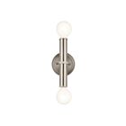 Applique murale Kichler 55159NI 2-lumières 120W Nickel brossé